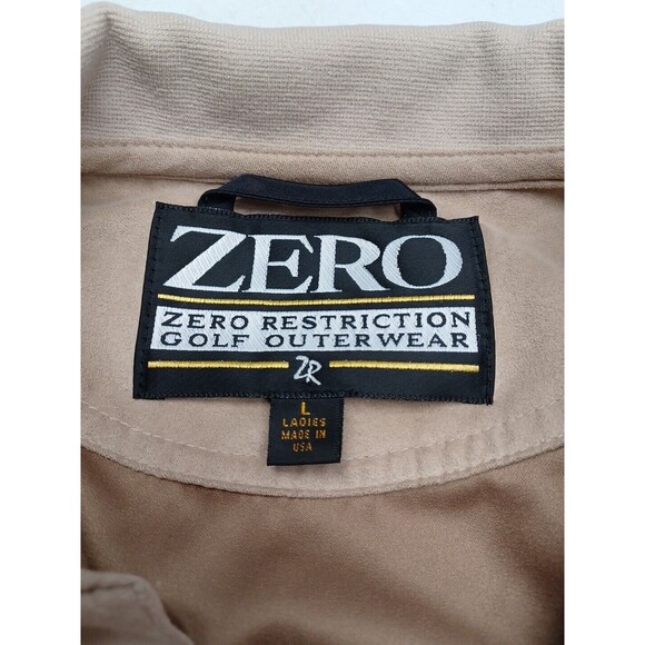 Zero Restriction Golf Outerwear Royal Oak Pulllover Wind Jacket Womens Sz L - Picture 8 of 8